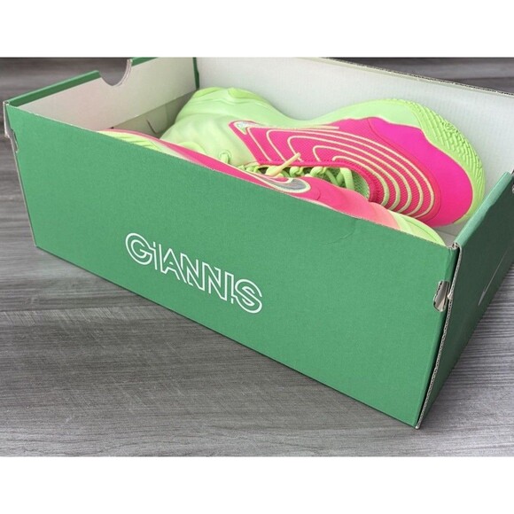 Nike Giannis Immortality 4 Lime Blast Hyper Pink FQ3680-303 Men\'s Size 11 New main image 6